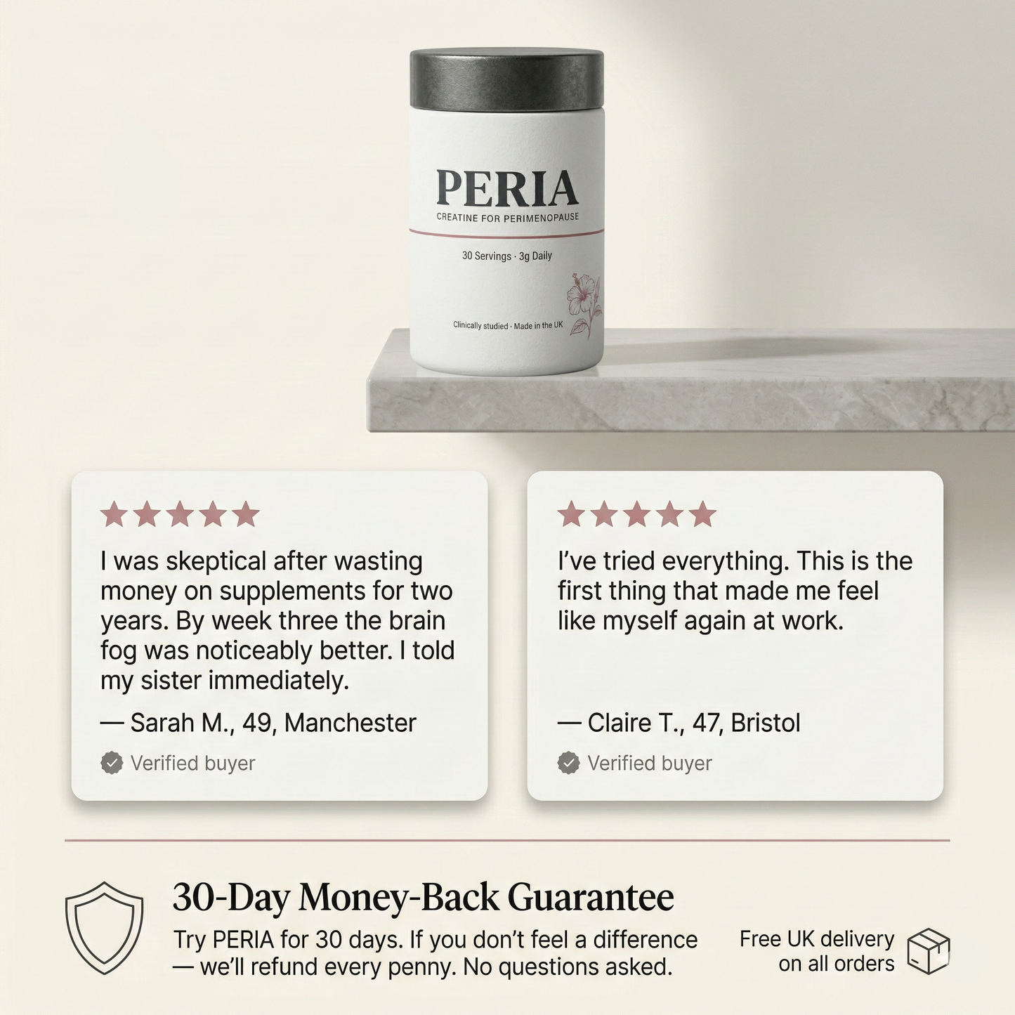 PERIA - Creatine for Perimenopauze